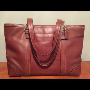 Brown Coach Satchel Handbag